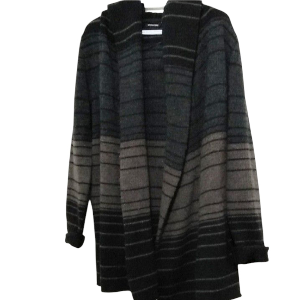 Hooded Cardigan (Wool blend)